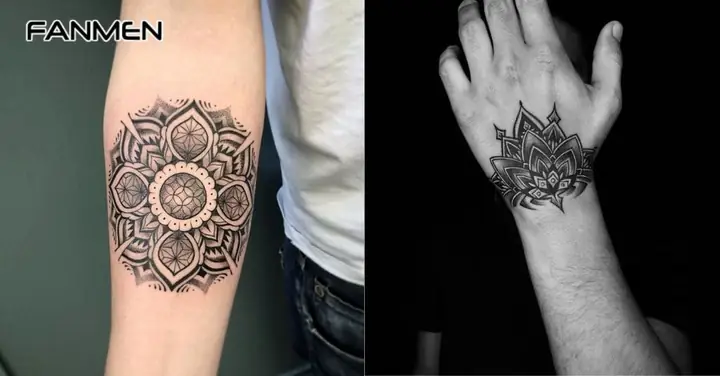 Hình Xăm Mandala Mini Hình Xăm Mandala Mini