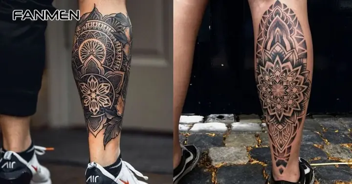 Hình Xăm Mandala Blackwork Hình Xăm Mandala Blackwork