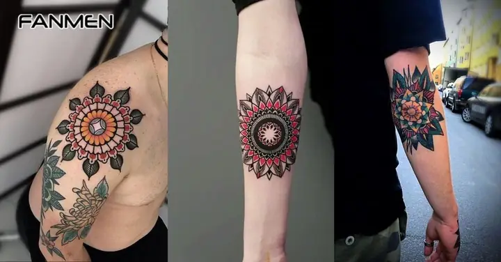 Hình Xăm Mandala Màu Sắc Hình Xăm Mandala Màu Sắc