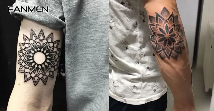 Hình Xăm Mandala Mini Hình Xăm Mandala Mini