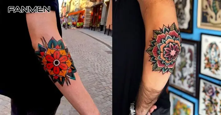 Hình Xăm Mandala Màu Sắc Hình Xăm Mandala Màu Sắc