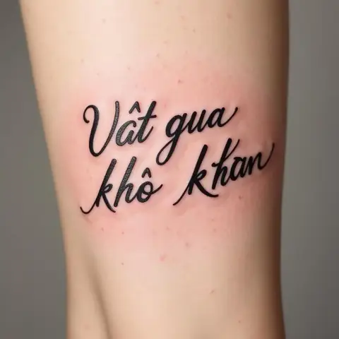 Hình Xăm Câu Châm Ngôn Và Chữ Viết: Lời Nhắc Nhở Về Sức Mạnh Nội Tại