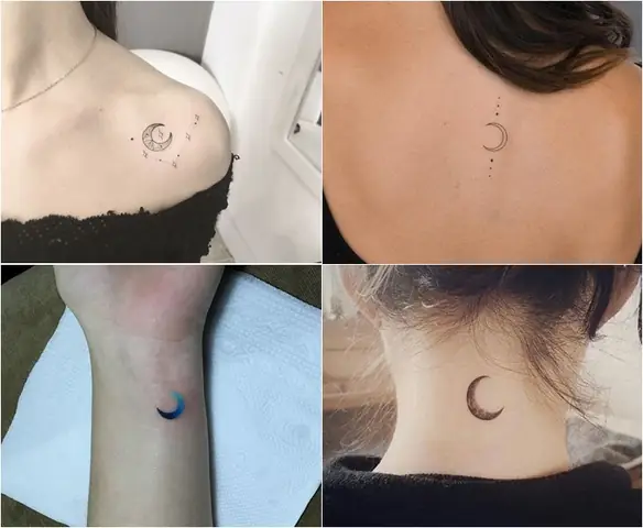 Hình Xăm Mặt Trăng