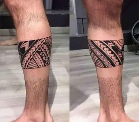 Hình Xăm Maories Vòng Chân