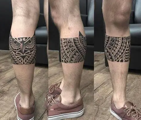 Hình Xăm Maories Vòng Chân