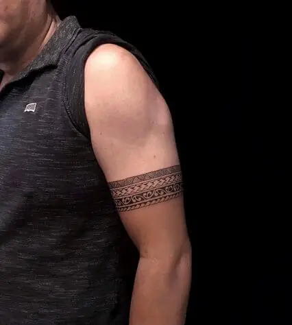 Hình Xăm Maories Vòng Tay