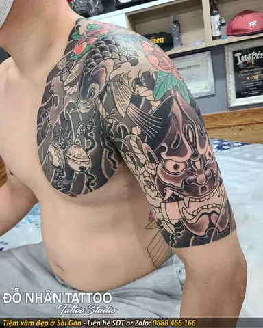 Ý Nghĩa Hình Xăm Mặt Quỷ Cá Chép Ở Tay