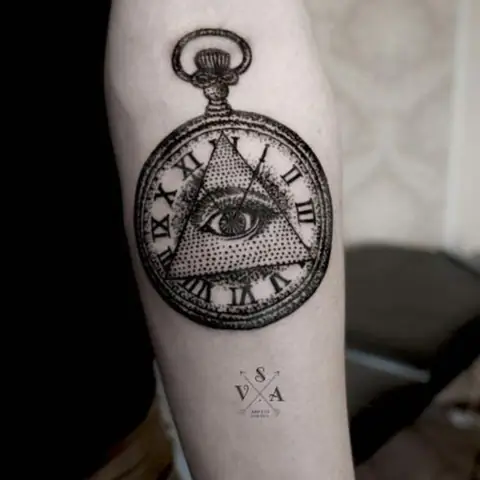 Hình Xăm Mắt Thần Horus Trên Tay Hình Xăm Mắt Thần Horus Trên Tay