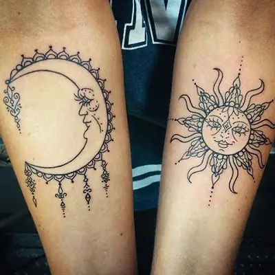 Những Mẫu Tattoo Mặt Trăng Và Mặt Trời Đẹp Những Mẫu Tattoo Mặt Trăng Và Mặt Trời Đẹp