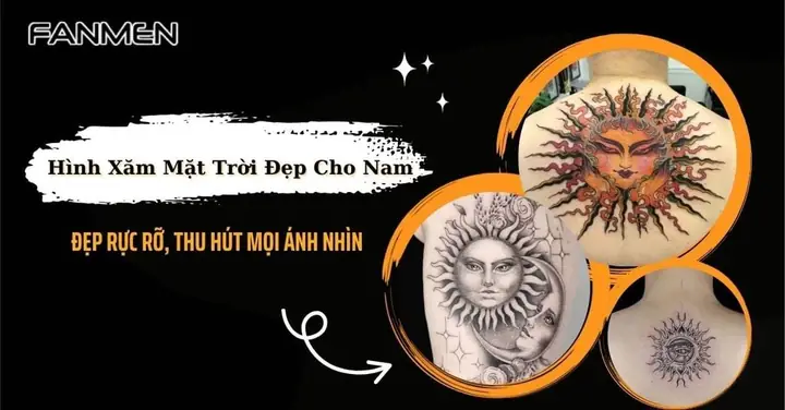 55+ Hình Xăm Mặt Trời Đẹp Cho Nam, Rực Rỡ, Hút Mọi Ánh Nhìn