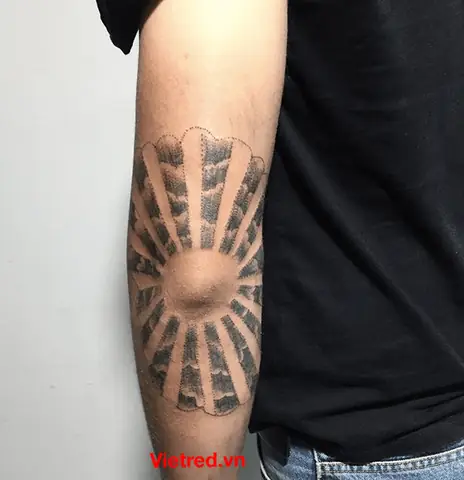 Hình Xăm Tia Nắng Mặt Trời