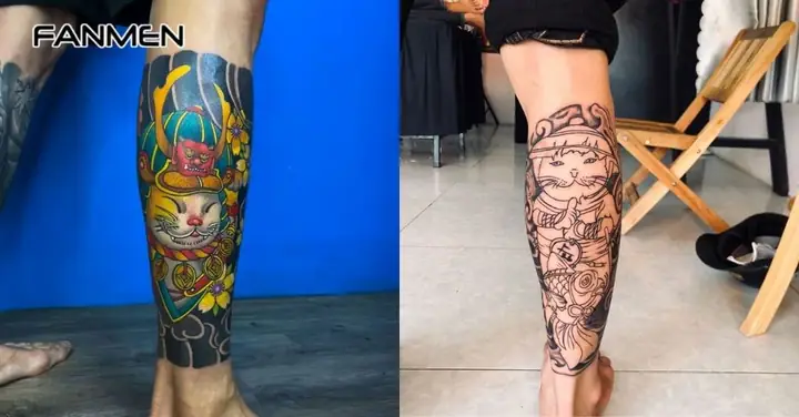 Hình Xăm Mèo Thần Tài Hình Xăm Mèo Thần Tài
