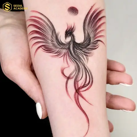 Hình Xăm Phượng Hoàng Lửa