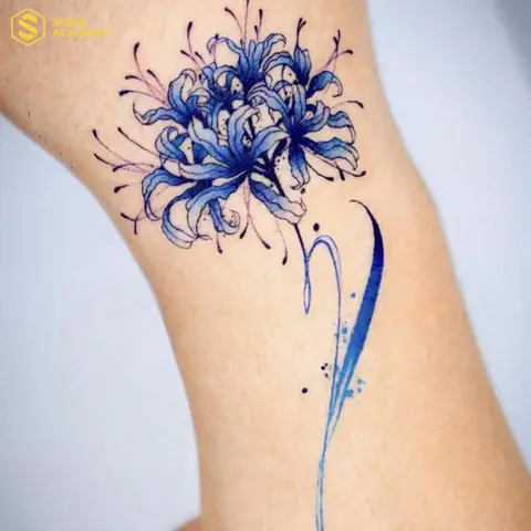 Hình Xăm Bỉ Ngạn Xanh