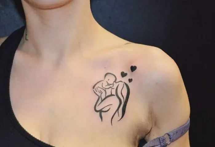 Hình Xăm Mẹ Bồng Con Gái Hình Xăm Mẹ Bồng Con Gái