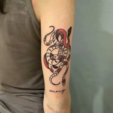 Hình Xăm Medusa Mini