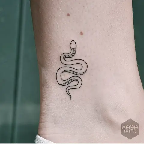 Hình Xăm Medusa Mini