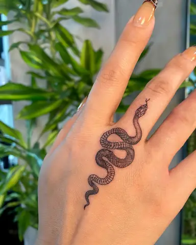 Hình Xăm Medusa Mini