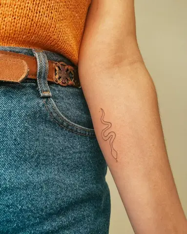 Hình Xăm Medusa Mini