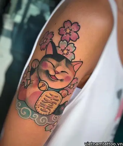 Hình Xăm Mèo Thần Tài Nên Xăm Ở Vị Trí Như Thế Nào Hình Xăm Mèo Thần Tài Nên Xăm Ở Vị Trí Như Thế Nào