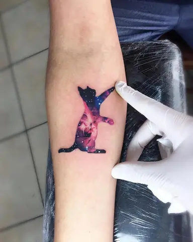 Hình Xăm Con Mèo Nhỏ