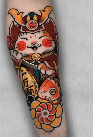 Phong Cách Thiết Kế Phổ Biến Cho Hình Xăm Mèo Thần Tài Samurai Phong Cách Thiết Kế Phổ Biến Cho Hình Xăm Mèo Thần Tài Samurai