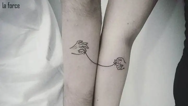Hình Xăm Couple Sợi Dây Liên Kết Hình Xăm Couple Sợi Dây Liên Kết