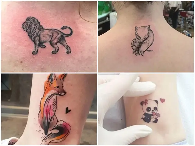 Hình Xăm Con Vật Cute