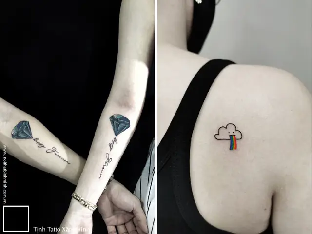 Hình Ảnh Cho Hình Xăm Mini Cute Đơn Giản: