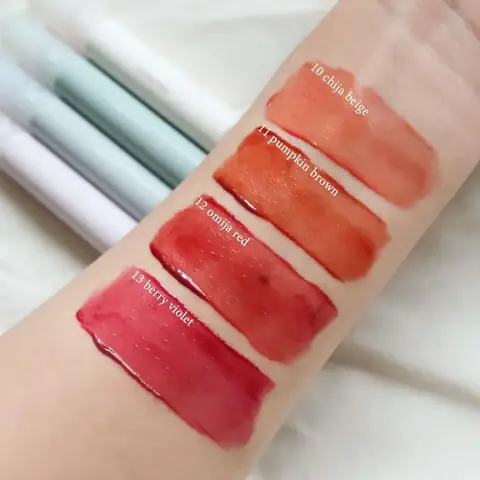 Bảng Màu Son Romand Hanbok Glasting Water Tint Bảng Màu Son Romand Hanbok Glasting Water Tint
