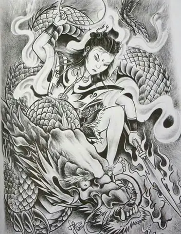 Hình Xăm Na Tra Rút Gân Rồng: Ý Nghĩa Sâu Sắc, Phong Cách Thiết Kế Và Bí Quyết Chọn Vị Trí