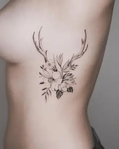 Hình Xăm Nai Sừng Tấm