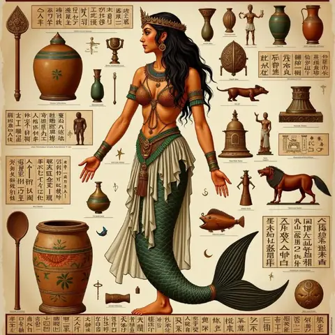 Nàng Tiên Cá Trong Thần Thoại Cổ Đại