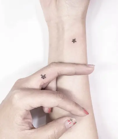 Hình Xăm Ngôi Sao 5 Cánh