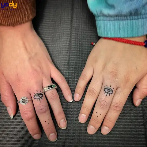 Tattoo Đôi Ở Ngón Tay Tattoo Đôi Ở Ngón Tay