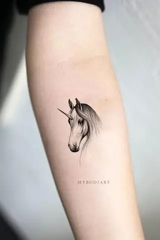 Hình Xăm Ngựa Mini Cho Nữ