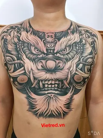 Trọn Bộ Hình Xăm Nhật Cổ Châu Á Ở Ngực Full Kín Ngực Đẹp Xu Hướng 2023