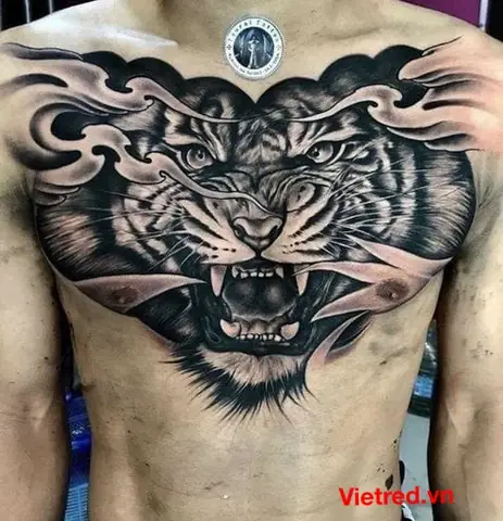 Trọn Bộ Hình Xăm Nhật Cổ Châu Á Ở Ngực Full Kín Ngực Đẹp Xu Hướng 2023
