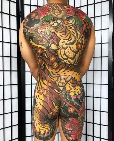 Hình Xăm Nhật Cổ Hoa Mẫu Đơn