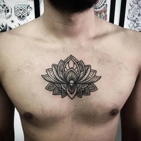 Hình Xăm Ý Nghĩa Trên Ngực Nam