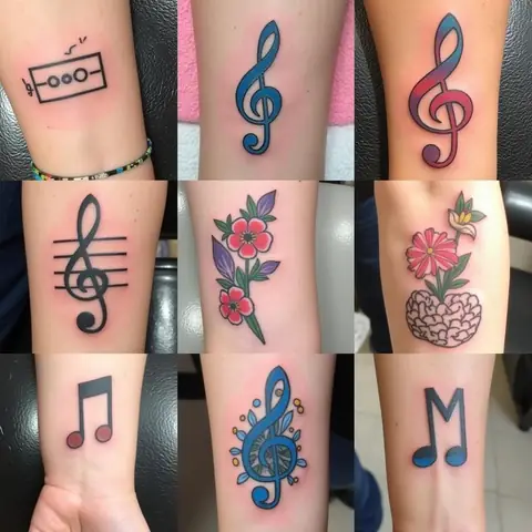 Những Mẫu Thiết Kế Hình Xăm Nốt Nhạc Ở Cổ Tay Độc Đáo Và Ý Nghĩa