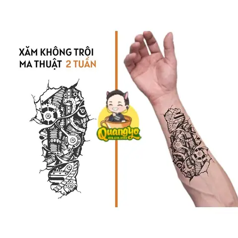 Hình Ảnh Cho Hình Xăm Nửa Cánh Tay Nam: