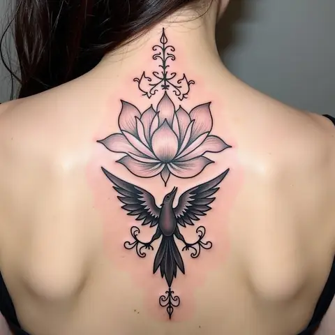 Ý Nghĩa Sâu Sắc Đằng Sau Từng Hình Xăm Nửa Lưng Đi Nét