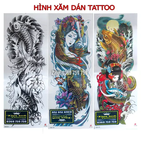 Hình Ảnh Cho Hình Xăm Cá Chép Mặt Quỷ Nửa Lưng: