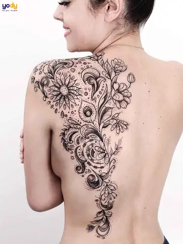 Tổng Hợp Những Hình Xăm Nửa Lưng Đẹp Siêu Ngầu, Siêu Mới Mẻ