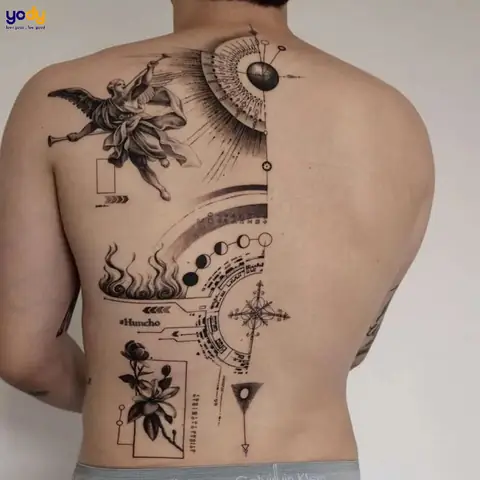 Tổng Hợp Những Hình Xăm Nửa Lưng Đẹp Siêu Ngầu, Siêu Mới Mẻ