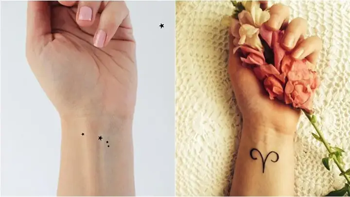 Hình Xăm Bạch Dương Mini (minimalist Tattoo)