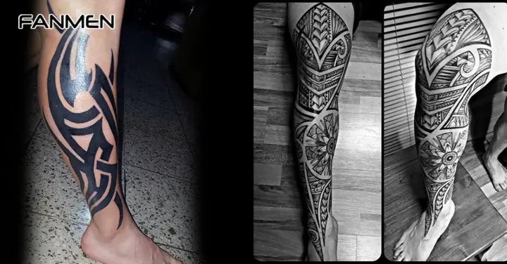 Tribal Leg Tattoo (hình Xăm Phong Cách Bộ Lạc)