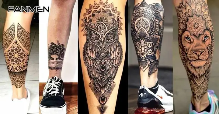 Tribal Leg Tattoo (hình Xăm Phong Cách Bộ Lạc)