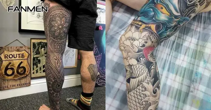 Full Leg Tattoo (hình Xăm Kín Chân)